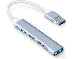 Kraftverdia USB Hub – 4 Poorten USB 3.0 – USB C naar USB A – Laptop & PC