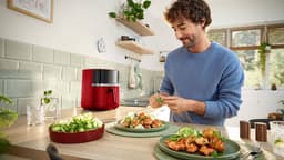 Bosch MAF462R0 Airfryer - Serie 4 - 6,1L - Ontdooifunctie - Dual heating - Warmhoudfunctie - 7 programma's - Tot 4 personen - Dieprood — thumbnail 13