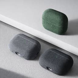 GoldStandard - Alcantara Hoesje geschikt voor Airpods Pro 3 - Alcantara Airpods Case - Nardo Grey — thumbnail 5