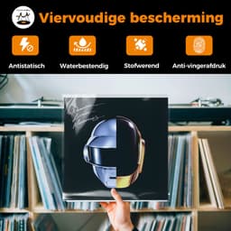 Pinguïn Records LP hoezen 25 stuks – VinylCare Essential ShieldSleeve Record Sleeves - LP hoes - Vinyl hoes – Polyethyleen extra stevig – Beschermhoes – LP beschermhoezen - Buitenhoezen voor standaard LP’s - 100 Micron — thumbnail 3