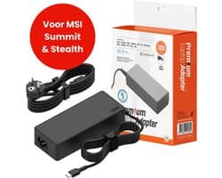 100W USB-C Laptop oplader voor MSI Summit en Stealth – Alle modellen vanaf 2020 – Kabel + Adapter