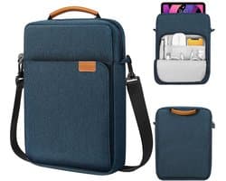 Laptoptas - Laptophoes - Laptop tas - Laptop hoes - Laptop sleeve - Waterafstotend - met Extra Vakken - 13.3 inch - blauw