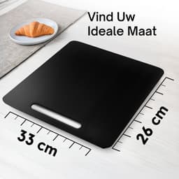 Ibyx Bamboe Schuifplank - Krasvrije Onderzetter met Wieltjes voor Koffiezetapparaat, Airfryer & Espressomachine - Keuken Organizer — thumbnail 5
