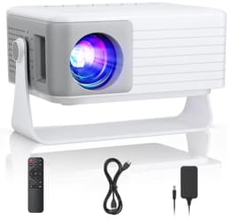 Smart beamer draagbaar - Projector - Bluetooth - Wifi - Airplay - Mini Beamer - Home cinema — thumbnail 1