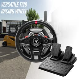 Thrustmaster Simtask Farming Pack PS - 3 producten : T128-Racestuur met pedalen, Bevestigingssysteem en FarmStick-Joystick - voor PS5 en PC — thumbnail 4