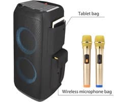 Beschermende Tas voor Bluetooth Party Speaker - Opbergtas voor Draadloze Geluidssystemen