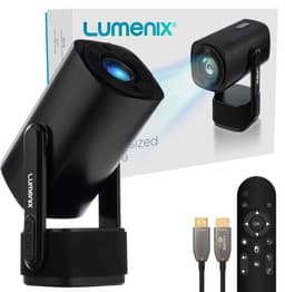 Lumenix® GO Mini Beamer - Thuisbioscoop - Android 11.0 - WiFi 6 & Bluetooth 5.2 - Voor iOS en Android - Draagbaar en Draadloos met accu - Zwart — thumbnail 1
