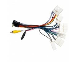 16-Pins verloopkabel geschikt voor Toyota Aygo | Plug & Play | Ondersteunt Originele Camera & Stuurbediening