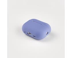 Hoesje voor de AirPods Pro 3 in de kleur Lavendel - TCH - Beschermhoes - Siliconen - Case - Soft case