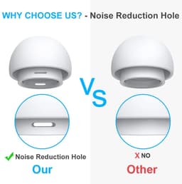 Silicone Oortips voor AirPods Pro (1e & 2e gen) – 4 Paar XS/S/M/L – Inclusief Opbergcase – Comfortabel & Geluidsisolerend – Wit — thumbnail 3