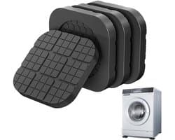 4x Anti-Vibratie Voeten voor Wasmachine en Droger - Schokdempers en Geluidsreductie