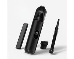 Handstofzuiger - Handstofzuiger draadloos - Mini stofzuiger -Draadloze stofzuiger - Kruimeldief - 3 opzetstukken - Dubbele zuig- en opblaasstand - 2600mAh accu - Geluidsarm ABS-behuizing - Thuis - Auto - Draagbaar - Oplaadbaar - Zwart