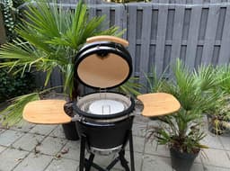 Kamado BBQ 19 Inch Medium | Keramische Houtskool BBQ | Divide & Conquer | Incl. Fiberglass Afdichting — thumbnail 4