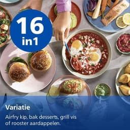 Philips 3000 Series Airfryer NA330/00 – 6,2 L – Rapid Air Plus – Kijkvenster – Touchscreen — thumbnail 9