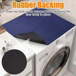 Antislip Onderlegger Wasmachine en Droger (60x60 cm) - Universele Machine Mat — thumbnail 3