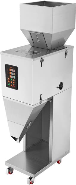 VEVOR Deeltjesvulmachine, Automatische Vulmachine van 0,022-2,2lbs/10-1000g met Voetpedaal, Roestvrijstalen Weegvulmachine, Weegvulmachine voor Bonen, Zaden, Granen, Thee, Korrelsverpakking — thumbnail 1