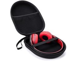 Koptelefoon Case - Harde Beschermhoes - On-ear/Over-ear - Voor de meeste merken- Koptelefoon Hoesje - Draagtas - Waterbestendig-zwart