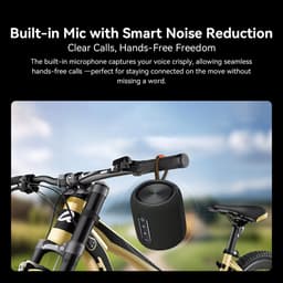 Blackview AuraBass 2 - Bluetooth luidspreker - Draagbare luidspreker - Draagbare Speaker met Bluetooth - Draadloze Muziek Box - 7 uur - True Wireless Stereo - BT 5.3 - Waterbestendig IPX7 - Zwart — thumbnail 4