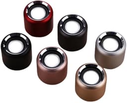 Mini Bluetooth Speaker met Deep Bass – Aluminium Behuizing – TWS Pairing – Compact & Draagbaar - Rood — thumbnail 2