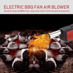 Draagbare elektrische BBQ-luchtblazer voor buiten koken en picknicken — thumbnail 2