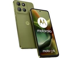 Motorola Moto g15 17,1 cm (6.72") Dual SIM Android 15 4G USB Type-C 8 GB 512 GB 5200 mAh Groen