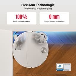 Roborock Qrevo Curv 2 Pro-Robotstofzuiger Met Dweilfunctie-25.000 Pa-7,98 cm Ultraslank Ontwerp-Dweilen met warm water-Reactieve AI-Obstakelherkenning-100℃ Heetwaterwas-Zelfreinigend-Automatische droging-Slimme spraakassistent — thumbnail 4