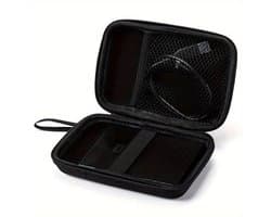 BukkitBow - Hard Cover voor Externe HDD/SSD - Hard Carry Case - Opberghoes / Beschermhoes Geschikt voor oa Toshiba Canvio Basics & Seagate Expansion & WD Elements- Zwart