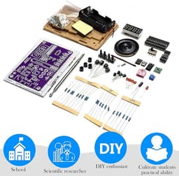 OIMG Elektronische FM-radio-set - solderen praktijkkit - FM Radio Kit - Complete Doe-Het-Zelf Bouwpakket voor FM-Radio Enthousiastelingen DIY - radio - FM-radioset - lasprojecten voor leren en onderwijzen (met behuizing) — thumbnail 5