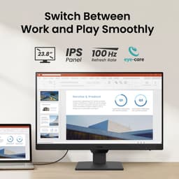 BenQ Full HD 24 inch Monitor GW2490 - 100Hz - IPS Computerscherm- Full HD - 99% sRGB - EyeCare Beeldscherm Computer - 2 x HDMI - 1 x Display Port - 2 x 2W ingebouwde speakers — thumbnail 8