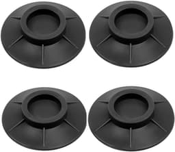 4 stuks anti-vibratie wasmachine pads - wasdroger machine rubberen stabilisator mat voetsteunproducten voor anti-lopen ruisonderdrukking en schokdemper — thumbnail 1