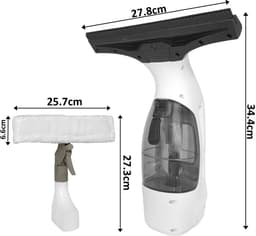 Accustofzuiger - Handheld draadloze oplaadbare powerkit (raamwisser-stofzuiger) voor condensreiniging dubbelglas raamreiniging — thumbnail 3