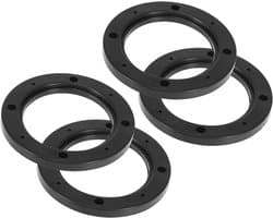 Jhubers Goods - Luidspreker Afstandhouders - Geluidsisolatie - Universeel - Zwart - Auto - Accessoire - Compatibel met - Luidspreker - 4 Stuks - 4 Inch - Muziekinstallatie - Geluidswagen - Geluidssysteem