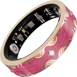 WizBay Premium Select® Bohemian Smart Ring - Rose Red - Hartslag, Slaap en Zuurstofmeting - Activiteitstracker - Maat 10 — thumbnail 3