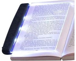Boeklamp LED - Leeslamp - Draadloos Leeslampje voor Boek - Bladwijzer Lamp voor Slaapkamer - Leeslamp Boekenleggers - Boeklamp - Bladzijde Verlichting - zwart