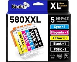 5 Stuks Compatibele Inktcartridges voor Pixma Printers