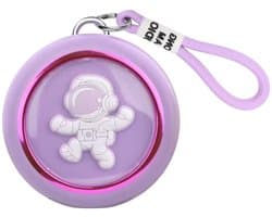 AstroMini RGB Bluetooth Speaker – Astronaut Design – 3W Stereo Sound – RGB Licht – TF-kaart – Draagbaar Mini Speaker Paars