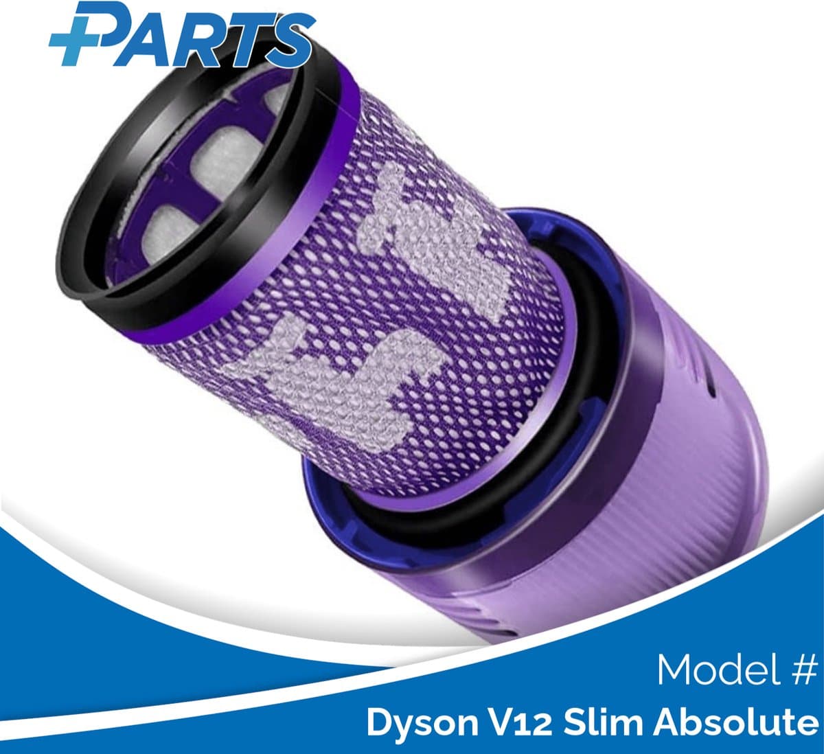 Dyson V12 Slim Absolute Filter (Plus.Parts® alternatief voor 971517-01) — afbeelding 1
