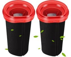 Er zijn twee filterpatronen Geschikt voor de Geschikt voor Bosch Flexxo Series 4, modellen BBH32101, BBH3ZOO25 en BBH3PETGB, leverbaar als vervanging, reserveonderdelen en accessoires, waaronder een sponsfilter