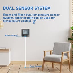 Digitale Thermostaat voor Vloerverwarming met Wekelijkse Programma's en Wifi — thumbnail 4