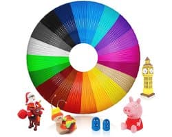 3D Pen Filament 1,75 mm PLA in 20 Kleuren - 5 m Per Kleur - Voor Kinderen en Volwassenen