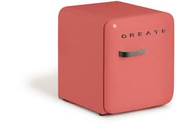 CREATE - Koelkast in retrostijl - Terracotta - Handvat Zwart - FRIDGE RETRO 48L — thumbnail 3