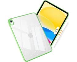 Transparante Beschermhoes voor iPad 11 Inch en Mini 8.3 Inch - Ultra Licht, Valbescherming, Groene Glans
