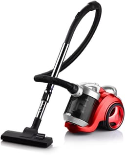 Stofzuiger Zonder Zak -Compact met wasbaar hygiënisch filter-Krachtige Zuigkracht - rood — thumbnail 1