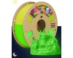 Glow in the Dark PLA Filament 1.75mm - 1kg Spoel 3D Printer Materiaal, Hoge Precisie