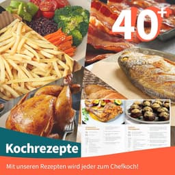 Compacte AirFryer 4.3 Liter met Digitale Touch Display, 1500 Watt en 8 Voorinstellingen — thumbnail 5