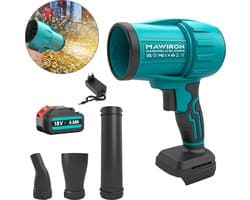 Draagbare stofzuiger, handgedraaide haardroger, 180000 draaien/ minuten, versnelbaar voor droge binnenplaatsen schoonmaken, kamperen, één batterij