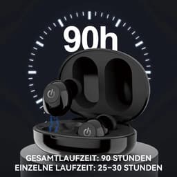 Zwart hoortoestel, digitaal hoortoestel, heldere geluidsversterking, meerdere standen, lange batterijduur. — thumbnail 2