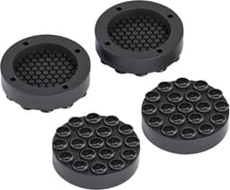 Set van 4 Vibro-isolerende Voetjes voor Wasmachine en Droger - Antislip Trillingsdempers (Zwart, 45 mm Binnenmaat) — thumbnail 2