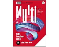 Multifunctioneel Printerpapier DIN A4 - 120 g/m² - Wit - 50 Vellen - Kwaliteitspapier voor Printen en Knutselen
