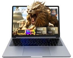A15Pro 16 inch laptop - Ryzen 5 5500U - 16GB RAM - 1TB NVMe - QHD 120Hz - Windows 11